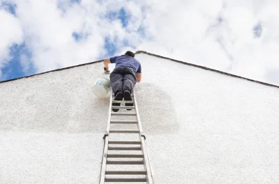 Peinture extérieure à la Croix-Helléan — façades et ravalement